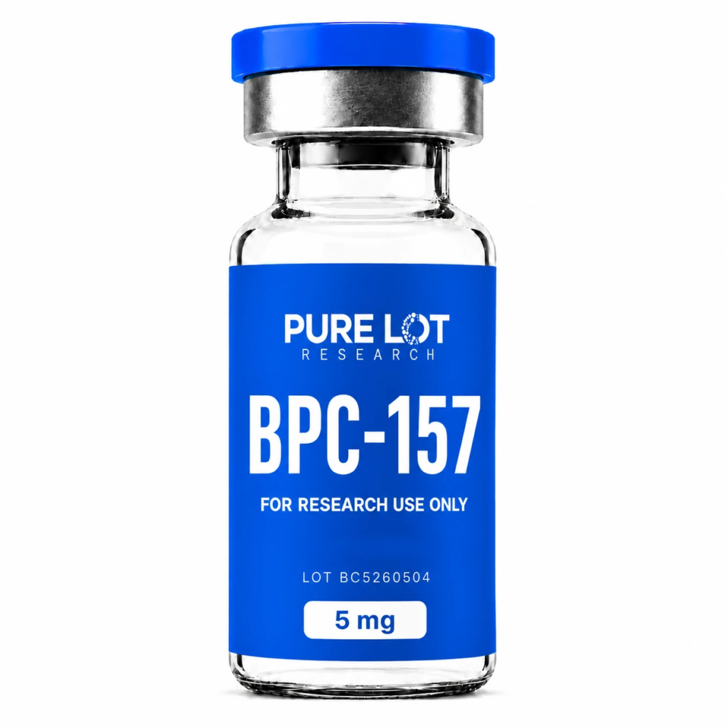 BPC-157 5mg vial — research reference material