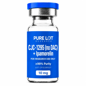 CJC-1295 No DAC + Ipamorelin 10mg vial — research reference material