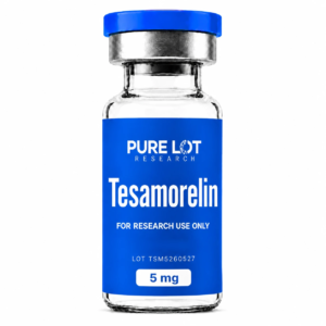 Tesamorelin 5mg vial — research reference material
